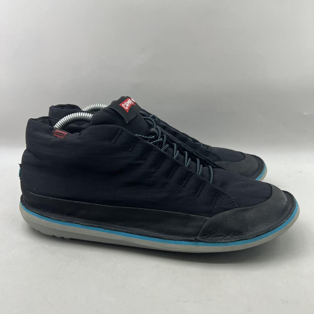 Camper Beetle Casual Mid Top Shoes Men Size 10 US, 43 EU Black Comfort Sneakers